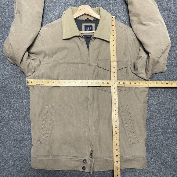 Gap Corduroy Trucker Jacket Men’s Large Light Brown Khaki - Picture 6 of 6